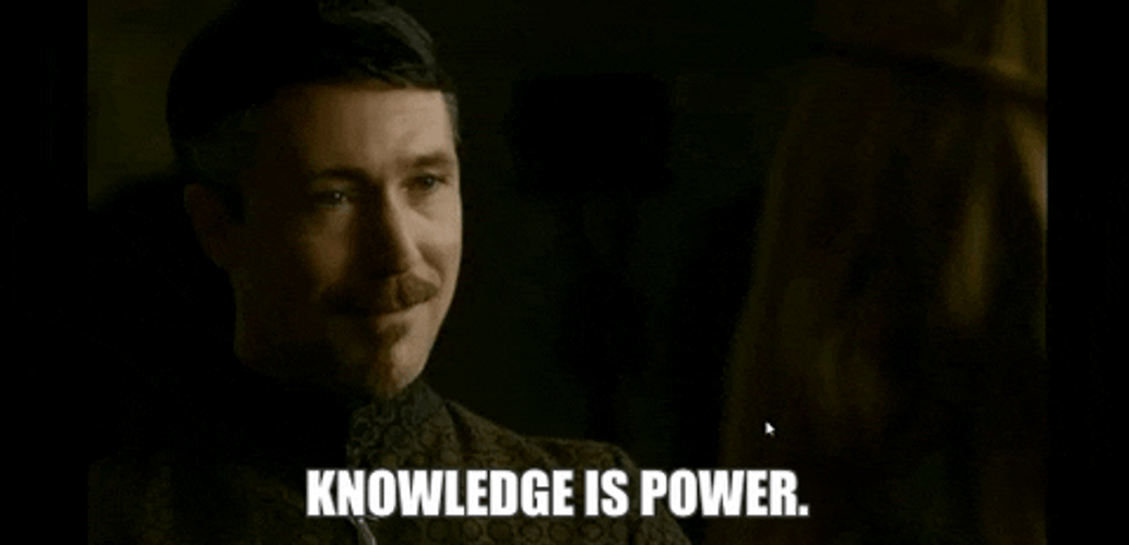 Game Of Thrones Knowledge Is Power GIF
