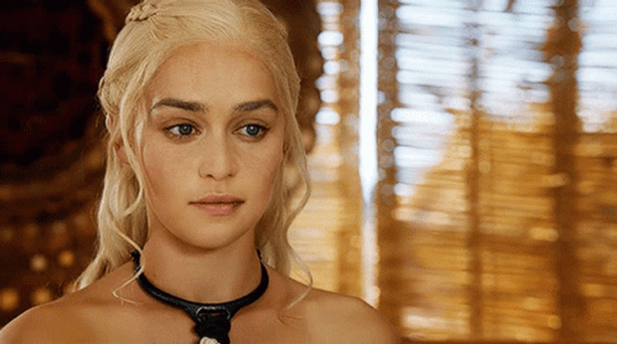 Game Of Thrones Queen Daenerys Listening Carefully GIF