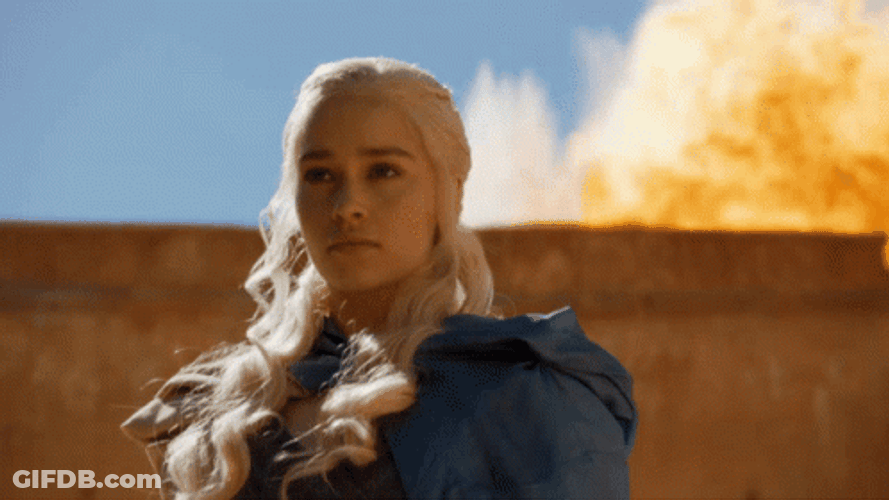 Game Of Thrones Queen Daenerys Massive Explosion GIF