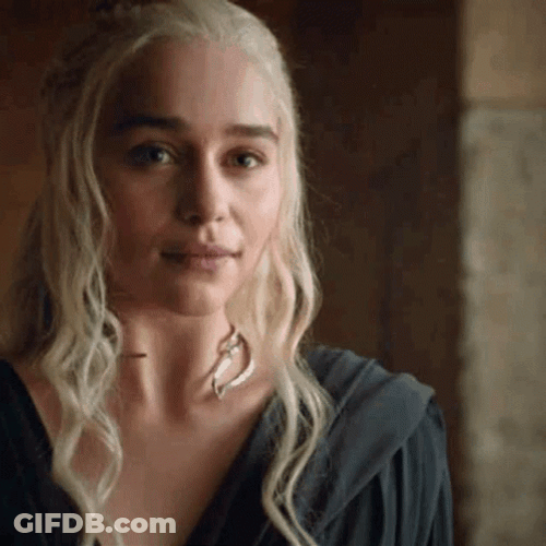 Game Of Thrones Queen Daenerys Really Reaction GIF