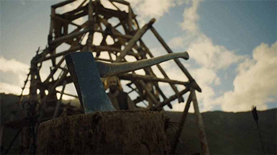 Game Of Thrones Sandor Clegane Axe GIF