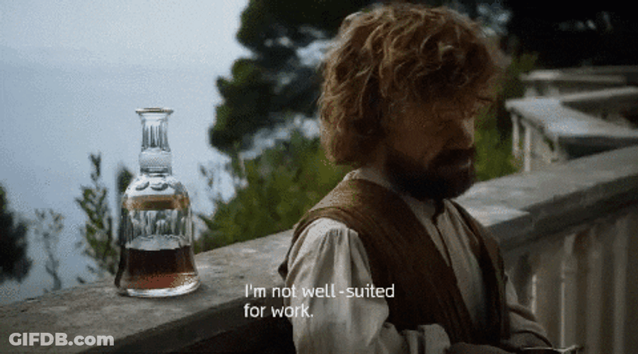 Game Of Thrones Tyrion Work GIF