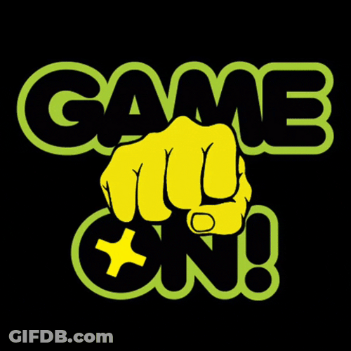 Game On Fist Bump GIF