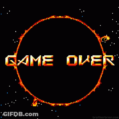 Game Over Ring Fire GIF