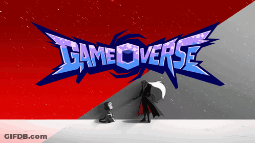 Game Overse Poster Man And Woman GIF