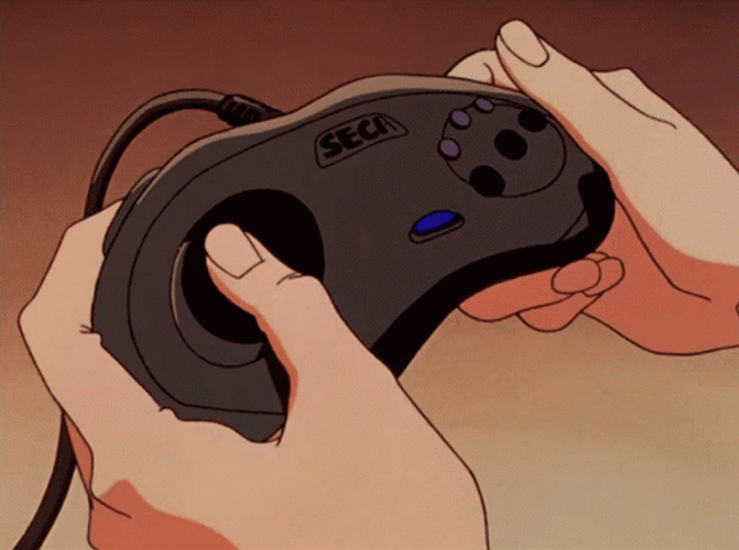 Game Play Joystick Black Controller GIF