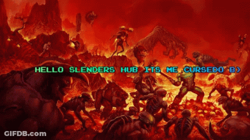 Game Screen Hello Slender Hub Its Me Cursed GIF
