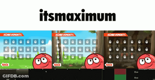 Game Screenshot Saying Itsmaximum On Bottom GIF
