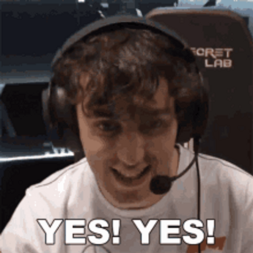 Game Streamer Yes Yes Yes Reaction GIF