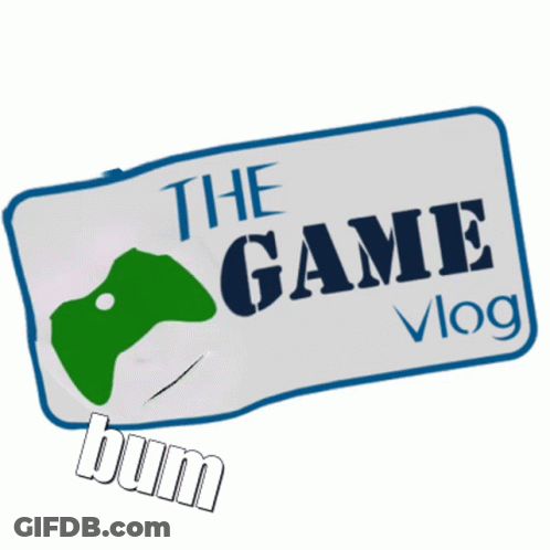 Game Vlog Green Controller Logo GIF