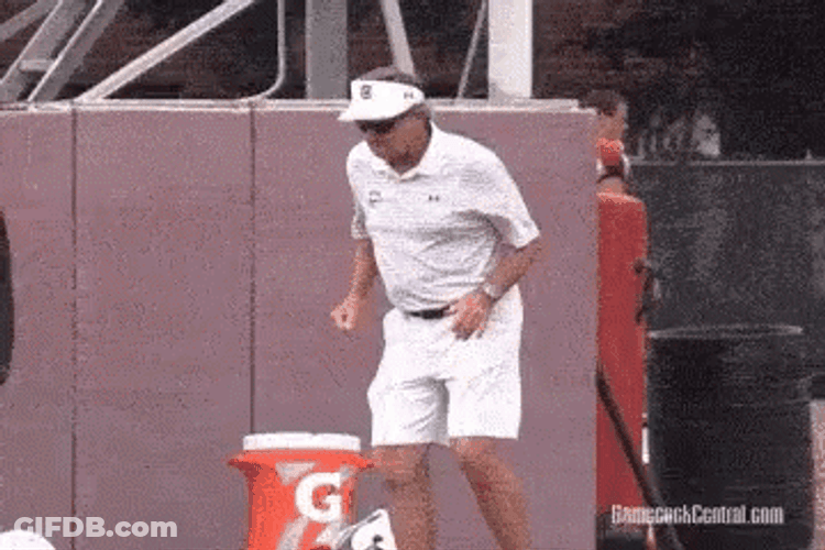 Gamecocks Coach Steve Spurrier Dancing GIF