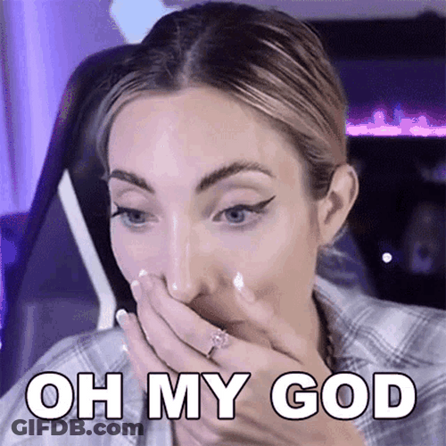 Gamer Avori Covering Her Mouth Oh My God GIF