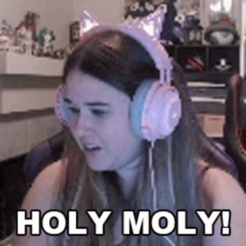 Gamer Girl Holy Moly GIF