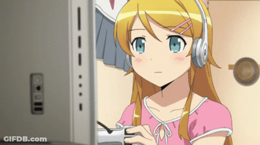 Gamer Kirino Kosaka GIF