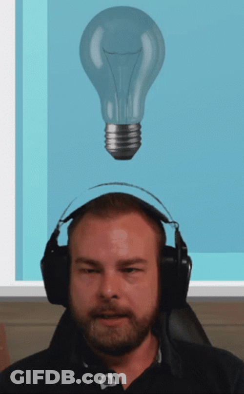 Gamer Light  Bulb Idea GIF