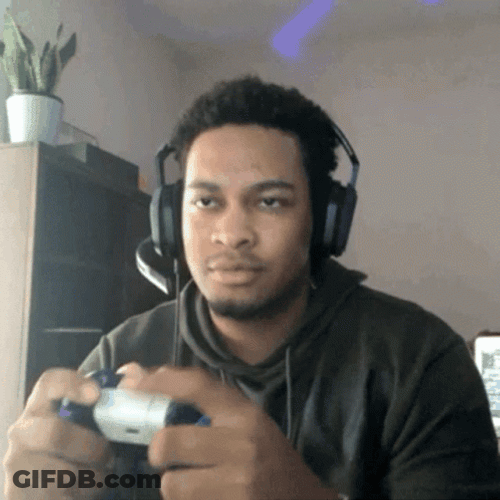 Gamer Man Feels Disappointment GIF