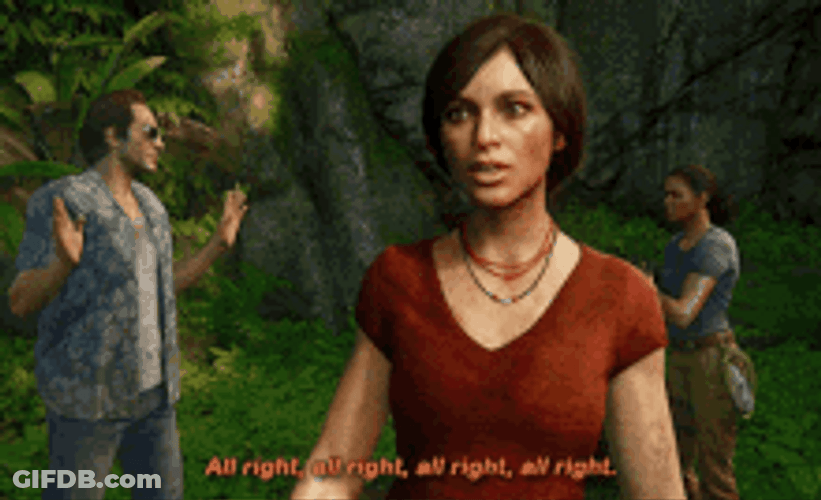 Gaming Character Saying Alright Alright Alright GIF
