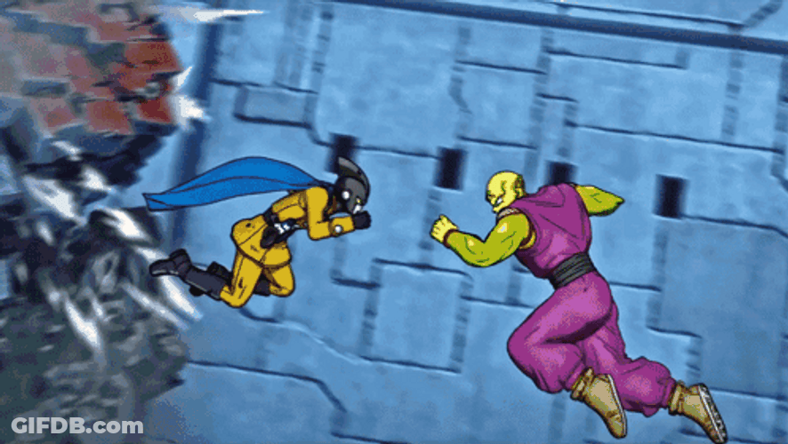 Gamma 1 Dragon Ball Super Battle Scenes GIF