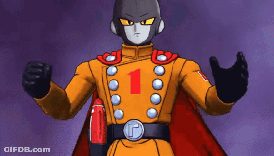 Gamma 1 Fist Punching Dragon Ball Super GIF