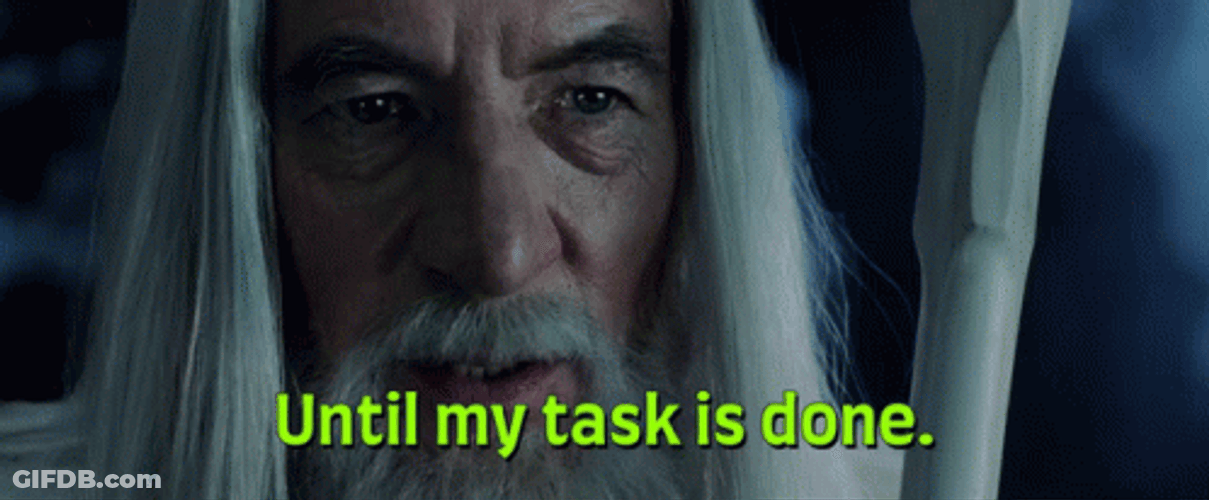 Gandalf It Is Done GIF