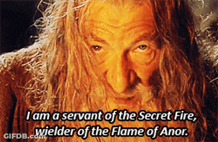 Gandalf Versus Flame Of Udun GIF