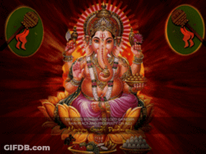 Ganesh 3D Distortion GIF