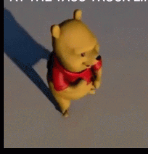 Gangnam Dancing Winnie The Pooh GIF