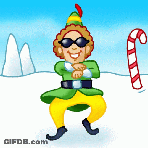 Gangnam Style Elf GIF
