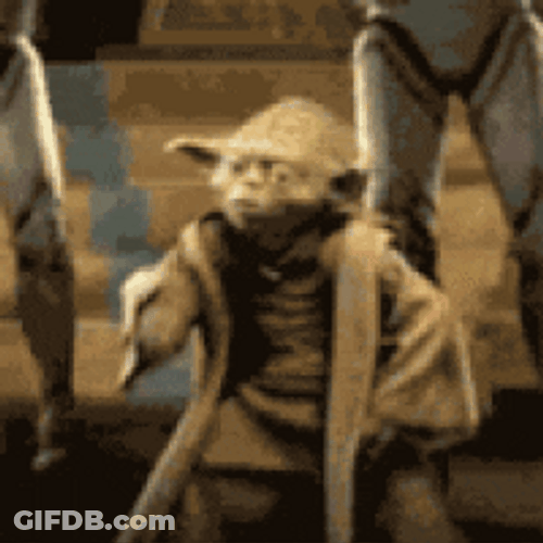 Gangsta Dance Moves Funny Yoda Star Wars GIF