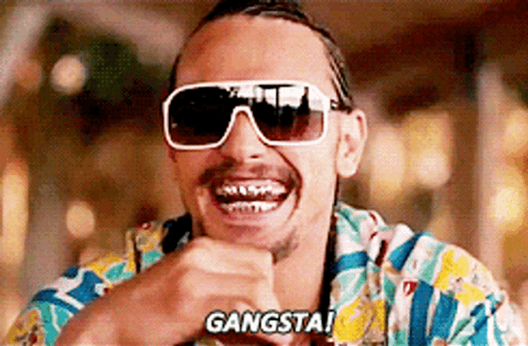 Gangsta James Franco Teeth Braces Meme GIF