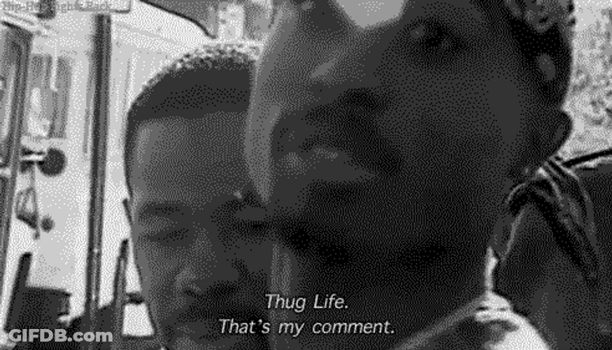 Gangsta Thug Life Tupac Shakur Angry Fight GIF