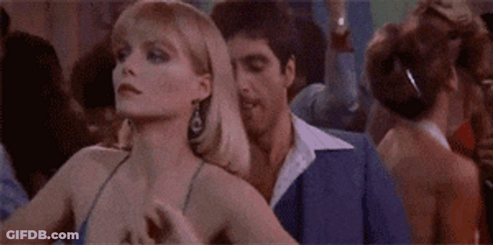 Gangster Al Pacino Clubbing GIF