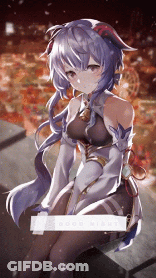 Ganyu Beautiful In Her Place GIF