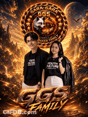 Gara-Gara GGS Family Poster Man And Woman GIF