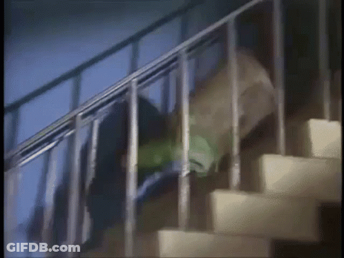 Garbage Can Filled With Green Leaves Saying Let's Go Back And Do It Again GIF