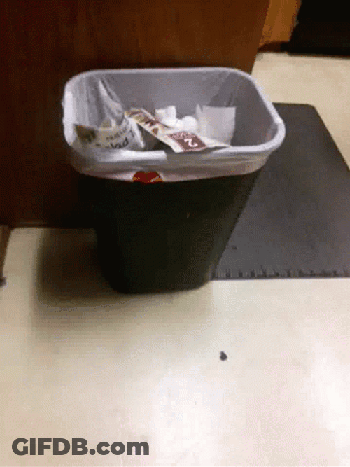 Garbage Can Indoor GIF