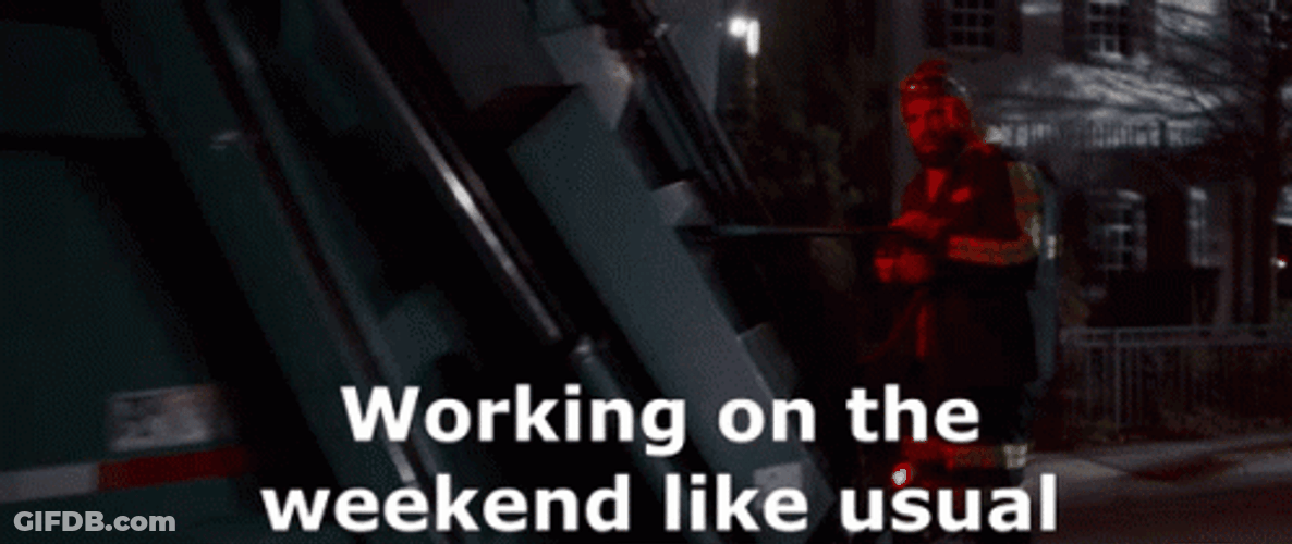 Garbage Collector Working Saturday Like Usual GIF