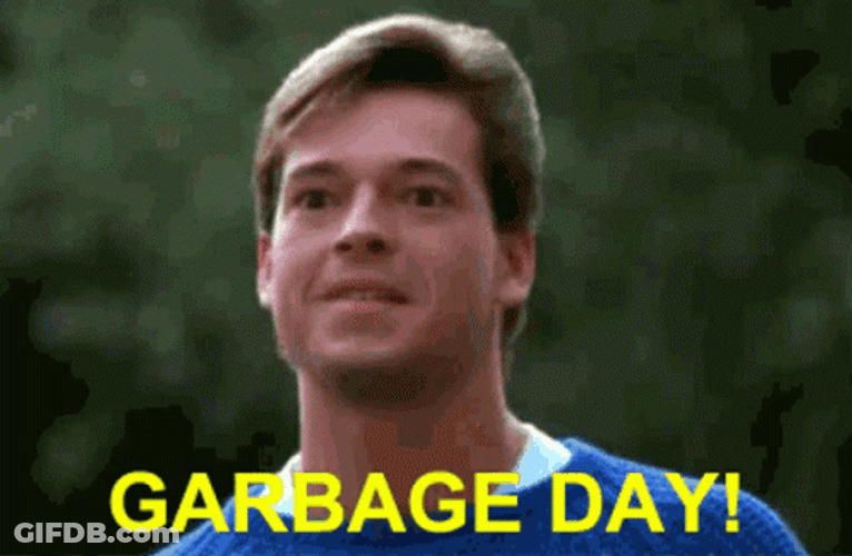 Garbage Day Robert Brian Wilson GIF