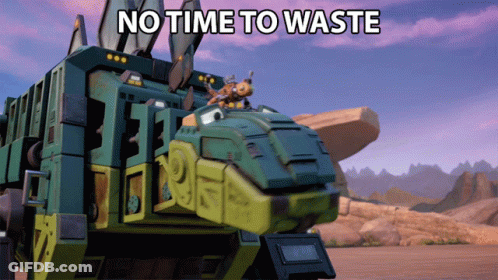 Garbage Truck Driving Down Street Next To Mailbox And Trash Can GIF