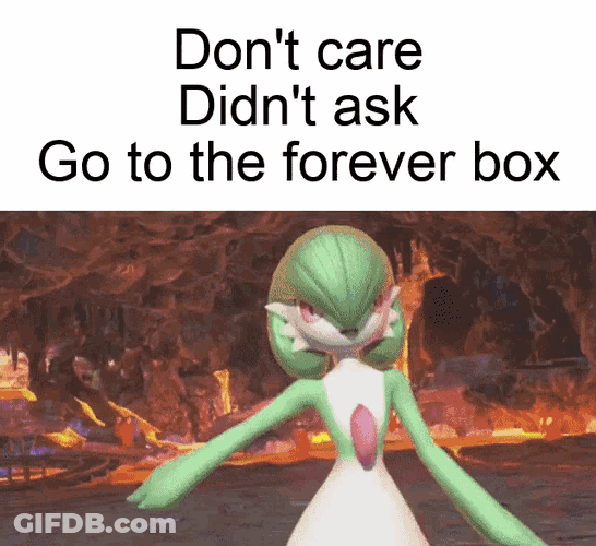 Gardevoir Dont Care GIF