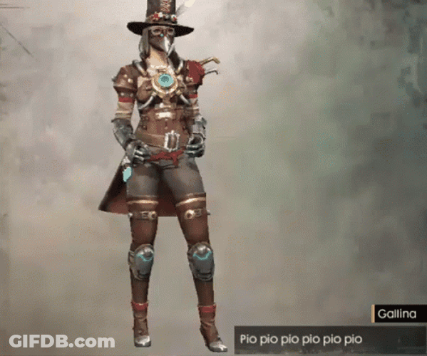 Garena Free Fire Chicken Dance Emote GIF