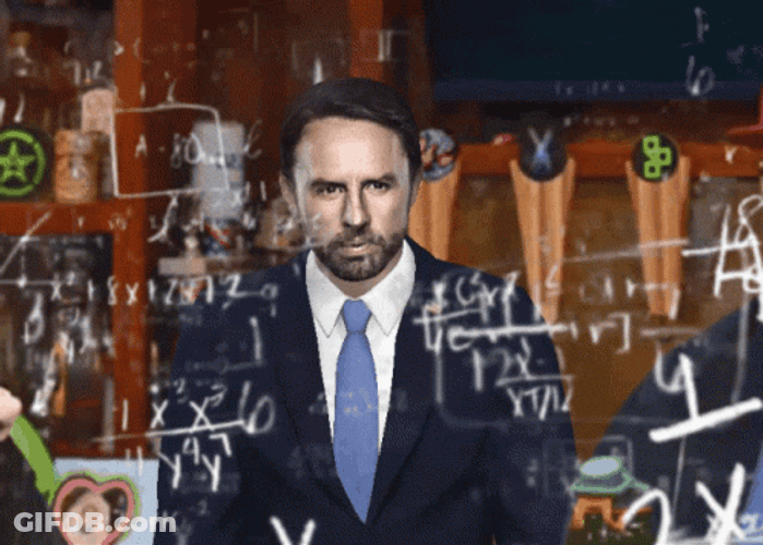 Gareth Southgate Mathematical Thinker GIF