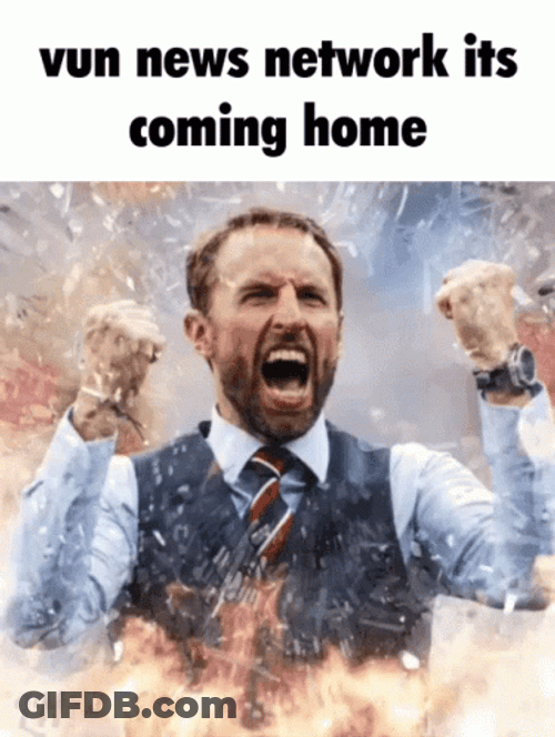 Gareth Southgate Scream Footballs Coming Home GIF