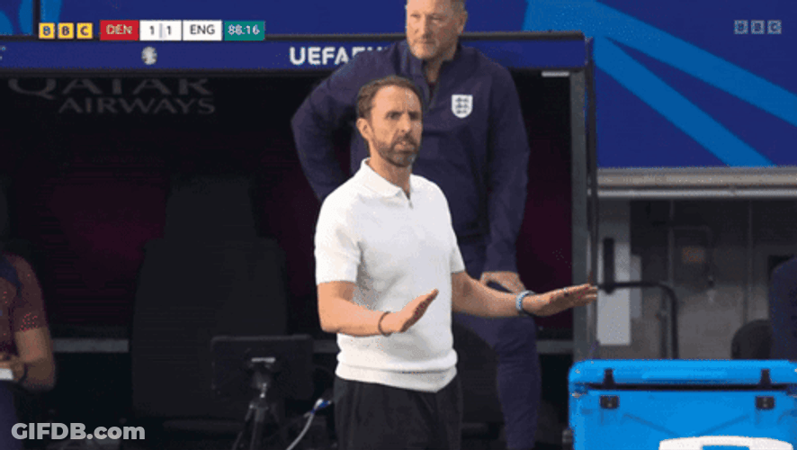 Gareth Southgate Stay Back GIF