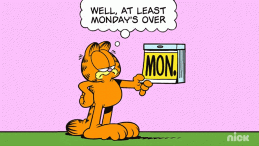 Garfield At Least Monday Over GIF
