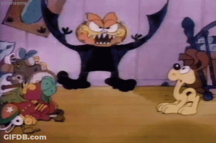 Garfield Bat GIF