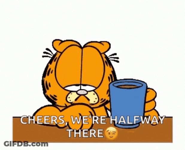 Garfield Cat Cheers GIF
