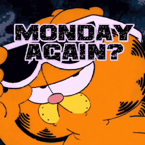 Garfield Monday Again GIF