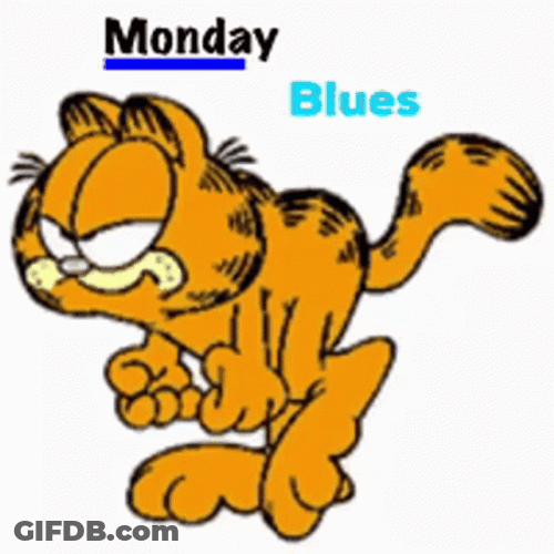 Garfield Monday Monday Blues GIF