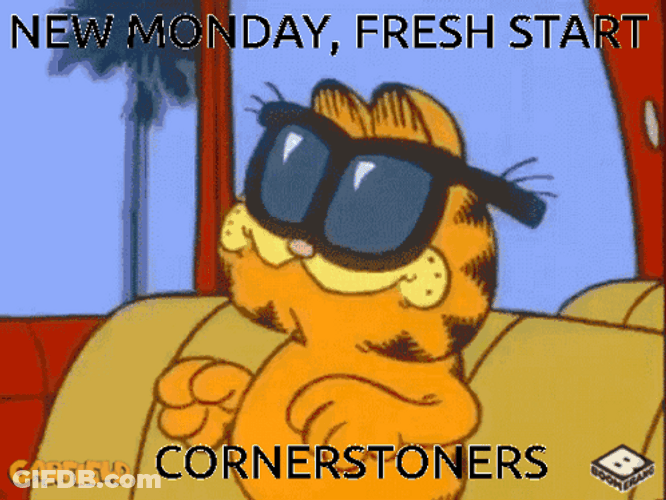 Garfield New Monday Fresh Start GIF